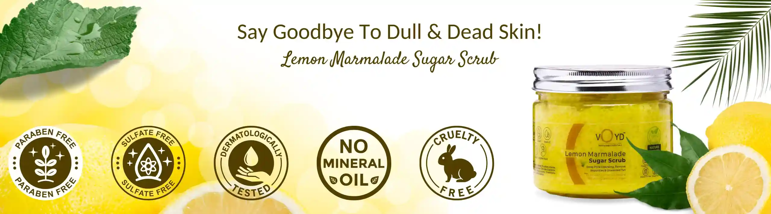 why should you buy voyd lemon marmalade sugar scrub