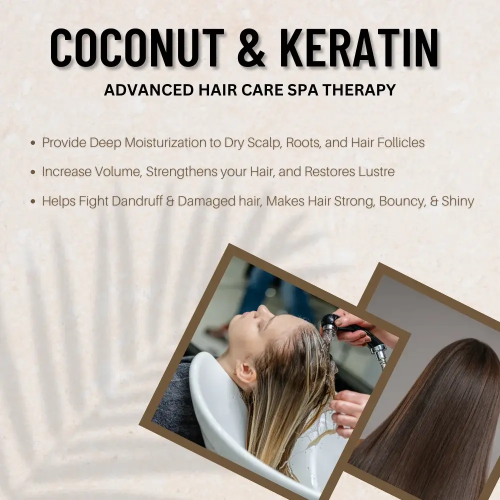 VOYD Coconut Hair Spa - With Hydrolyzed Keratin & Wheat Protein | 500g