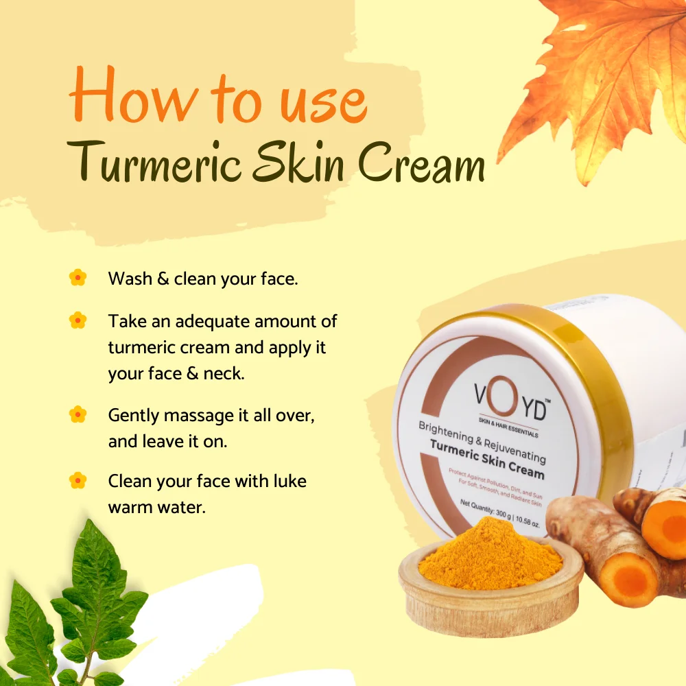 VOYD Turmeric Skin Whitening Cream 300g