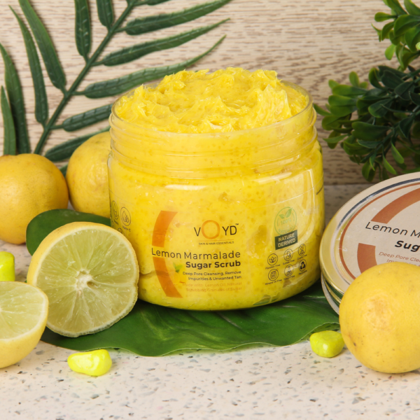 lemon body sugar scrub