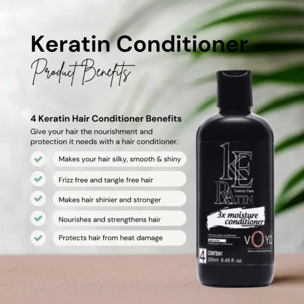 benefits of voyd post keratin conditioner for moisture repair