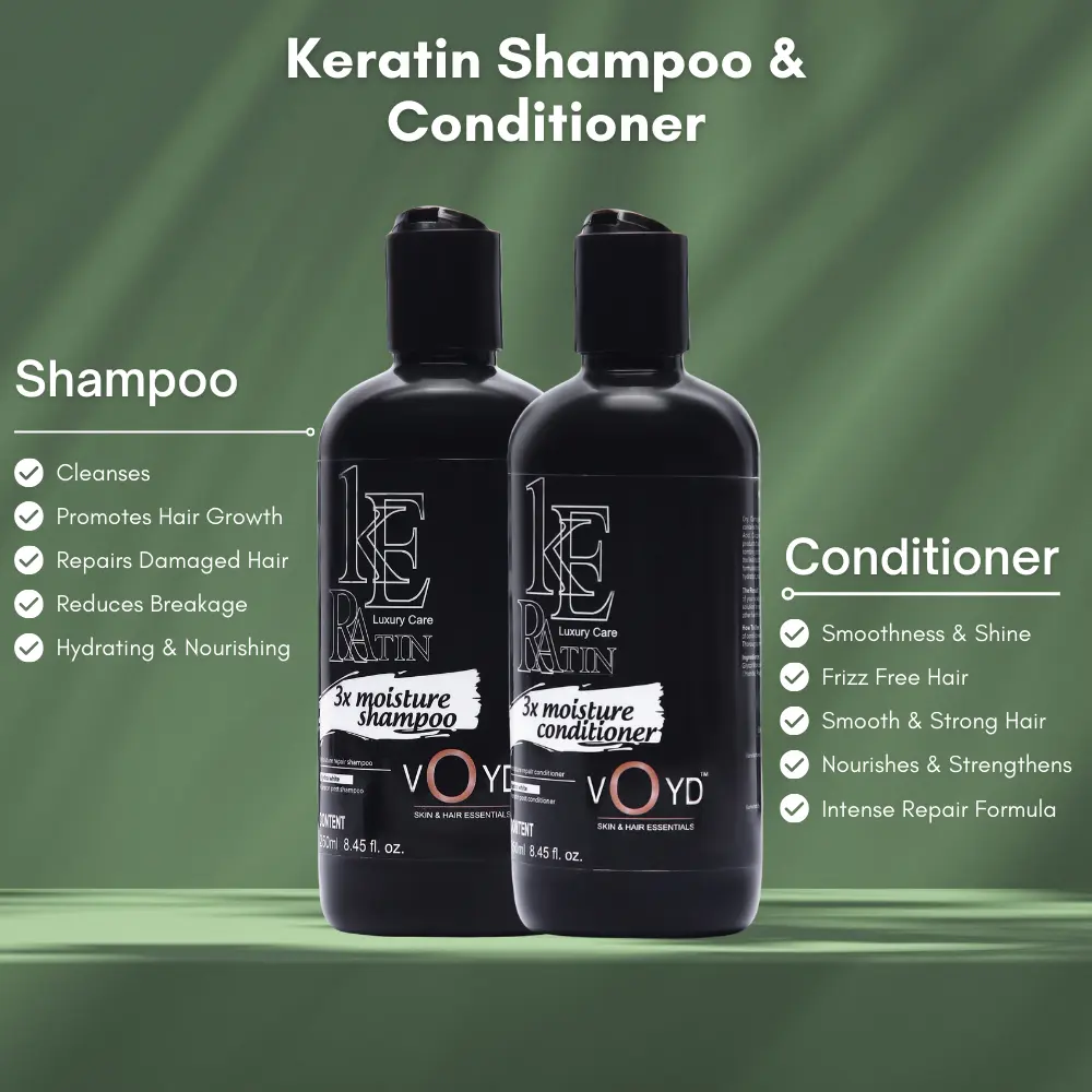 voyd keratin shampoo and conditioner product benefits