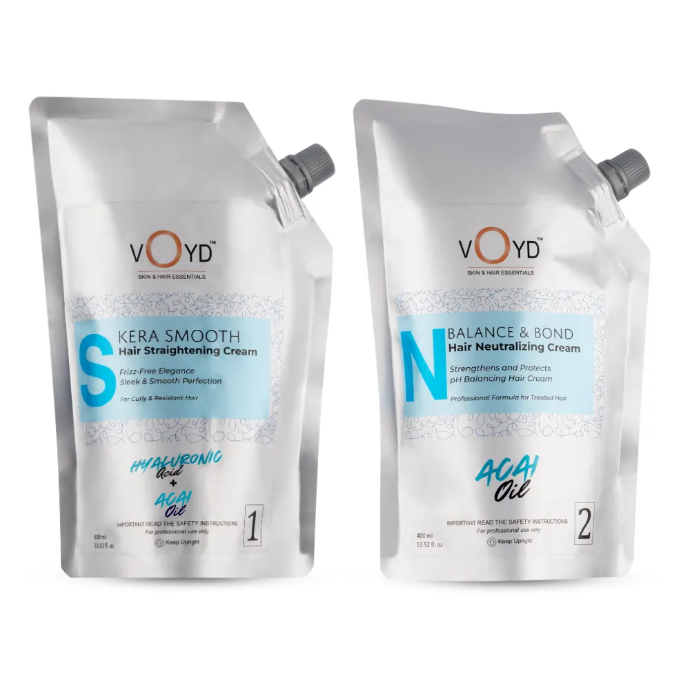 Akai Oil Hair Straightening Cream and Neutralizer